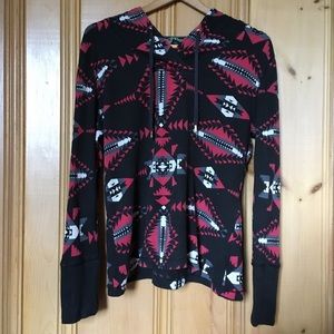 Ralph Lauren Aztec Print Thermal Hoodie